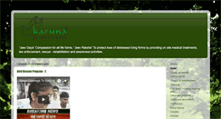 Desktop Screenshot of karunaforanimals.org